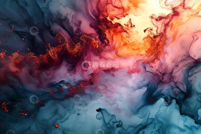 高清大图下载【趣麦麦图】抽象水墨画_3