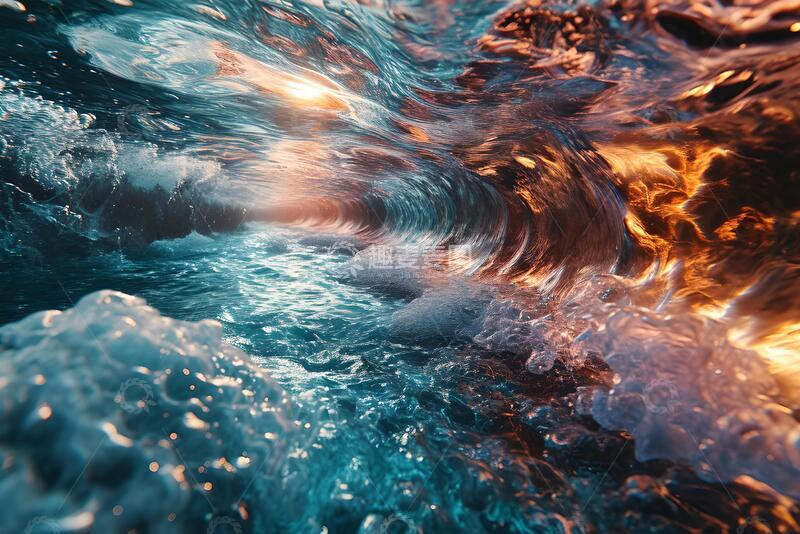 高清大图下载【趣麦麦图】抽象水模式_4