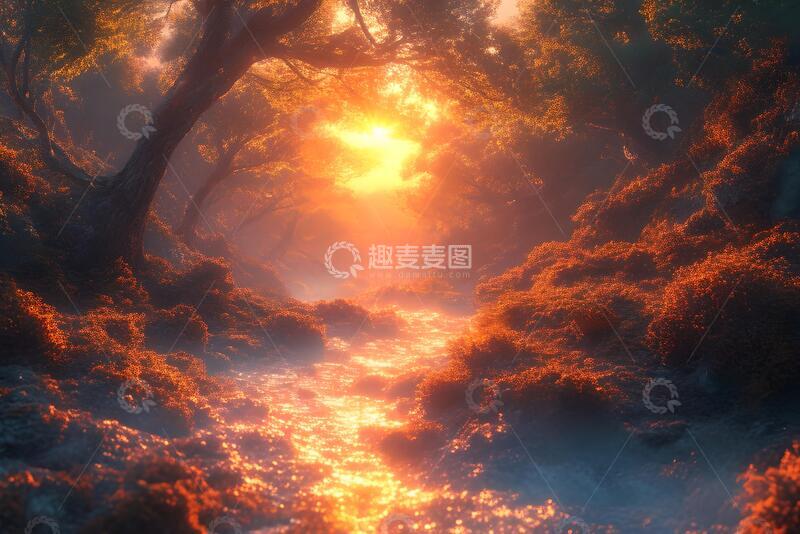 高清大图下载【趣麦麦图】抽象自然景观_4