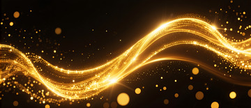 企业年会黑金主背景高级感粒子质感颁奖典礼12