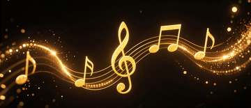 企业年会黑金主背景高级感粒子质感颁奖典礼1