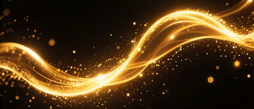 企业年会黑金主背景高级感粒子质感颁奖典礼