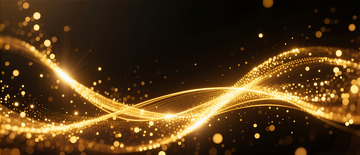 企业年会黑金主背景高级感粒子质感颁奖典礼123