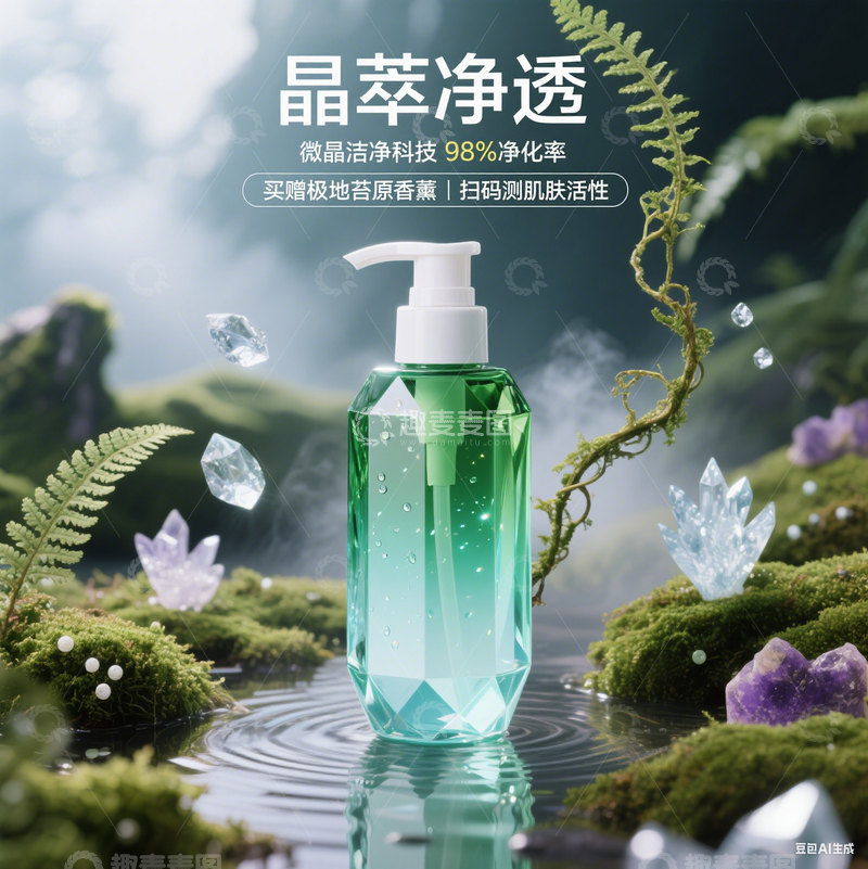 源文件下载【趣麦麦图】电商洗护海报-2