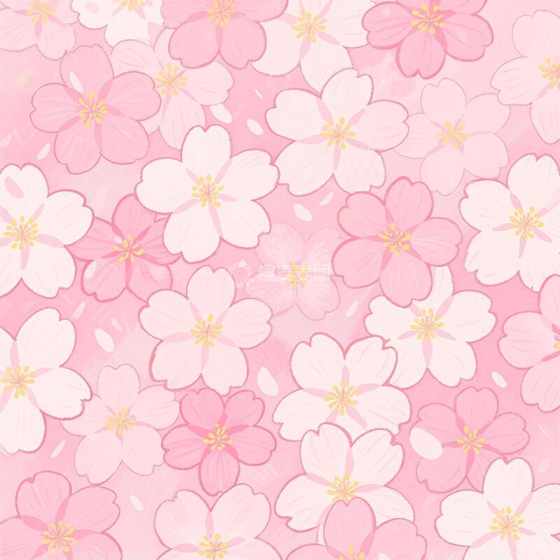 高清大图下载【趣麦麦图】粉色浪漫爱情被套图案