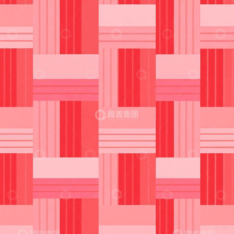 高清大图下载【趣麦麦图】红色网格几何图形图案