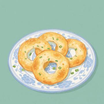  葱油粑粑      湖南  美食