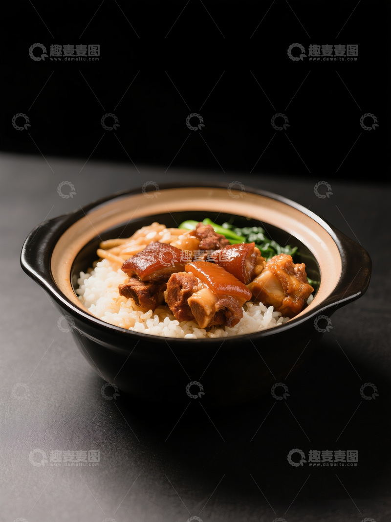 高清大图下载【趣麦麦图】猪脚饭摄影图