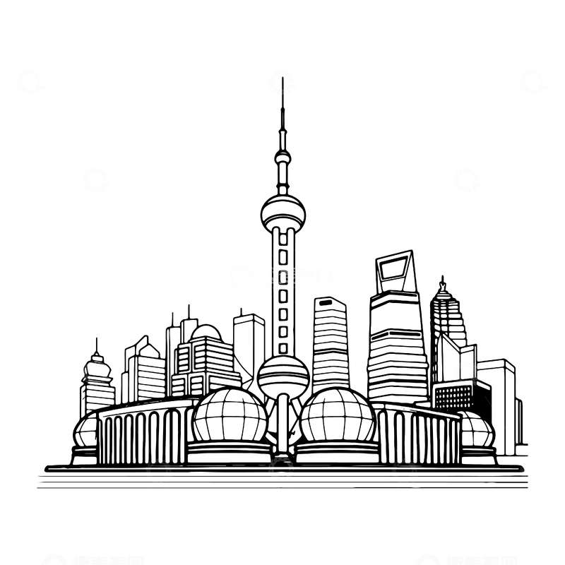 城市房屋大厦高楼建筑