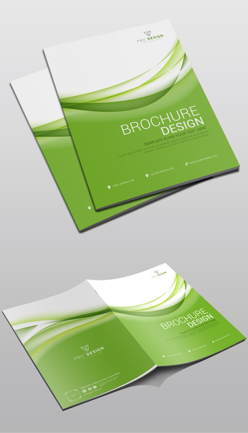 绿色企业画册封面模板