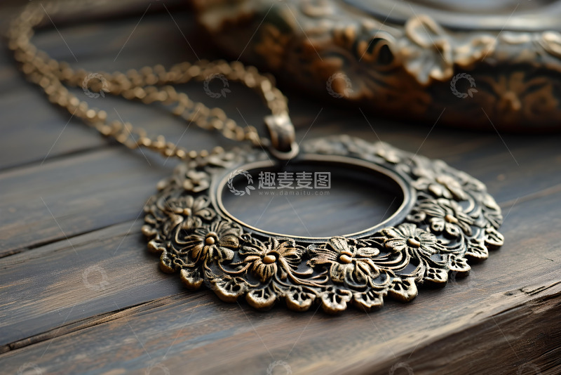 高清大图下载【趣麦麦图】古董风格项链_6