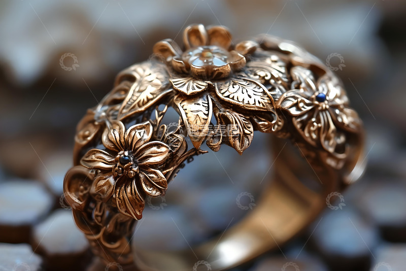 复古花纹戒指_1