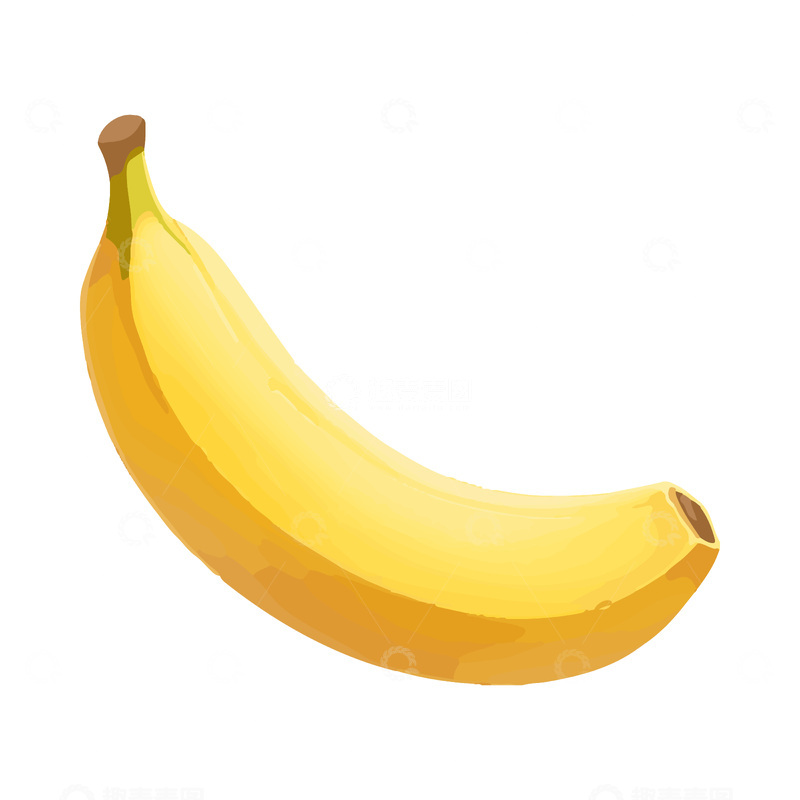 源文件下载【趣麦麦图】彩绘临摹水果香蕉芭蕉果实