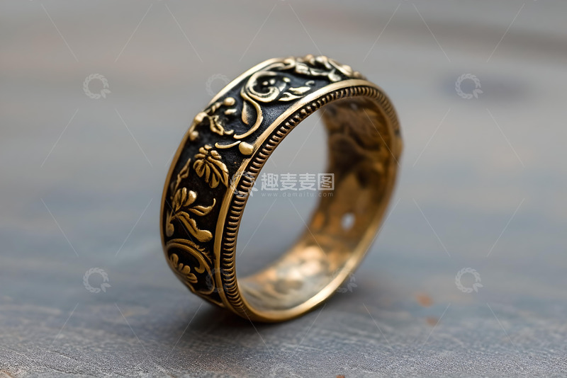 高清大图下载【趣麦麦图】古董风格戒指_7