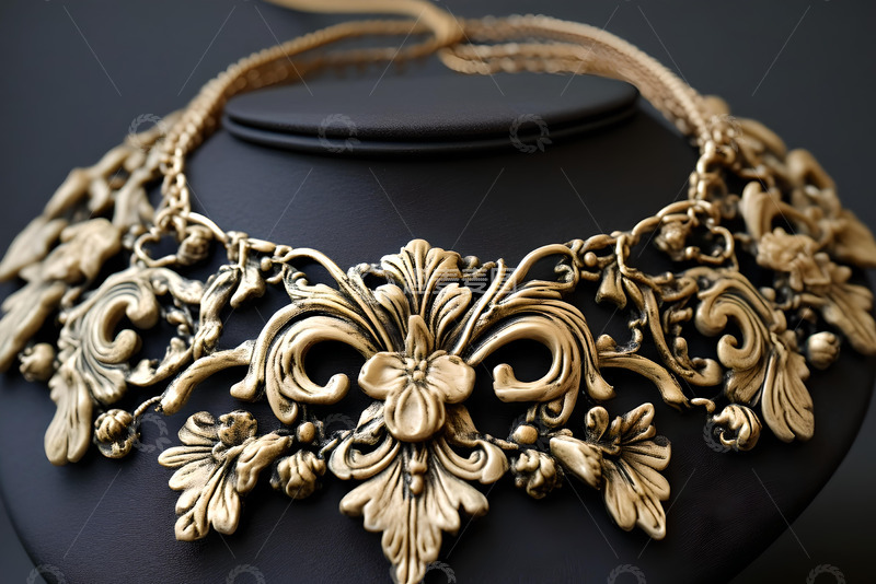 高清大图下载【趣麦麦图】古董风格项链_2