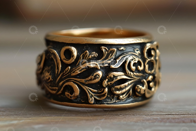 高清大图下载【趣麦麦图】古董风格戒指_3