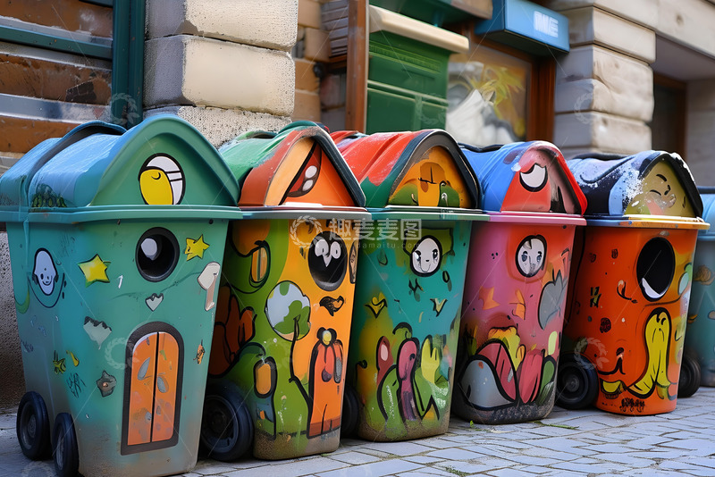 高清大图下载【趣麦麦图】小巧的垃圾桶_6