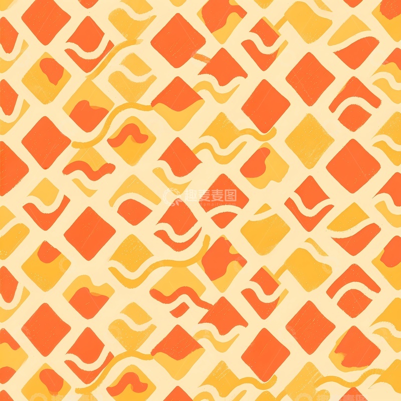 高清大图下载【趣麦麦图】方格几何图案