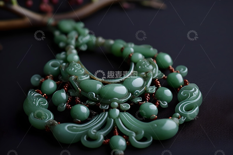 高清大图下载【趣麦麦图】汉代玉佩项链_3