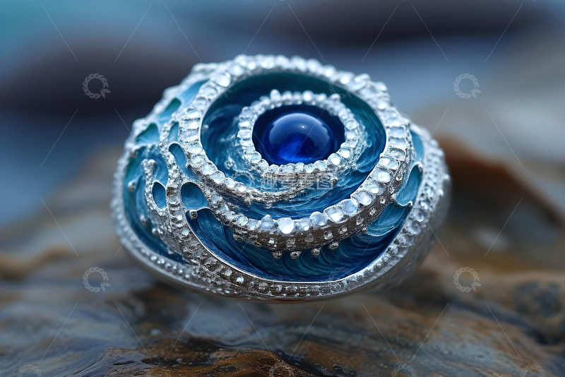 高清大图下载【趣麦麦图】海洋漩涡戒指_8