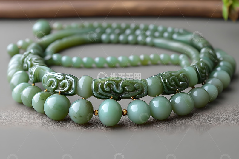 高清大图下载【趣麦麦图】汉代玉佩项链_5