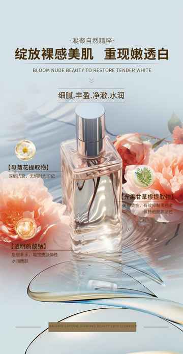 化妆品护肤品促销优惠活动海报12