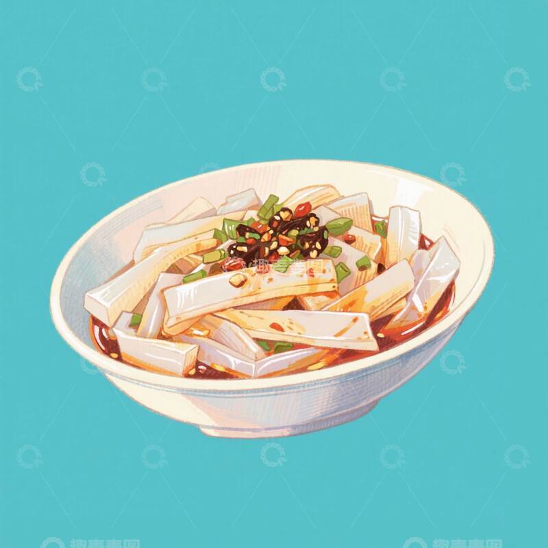 刮凉粉  酸辣  湖南