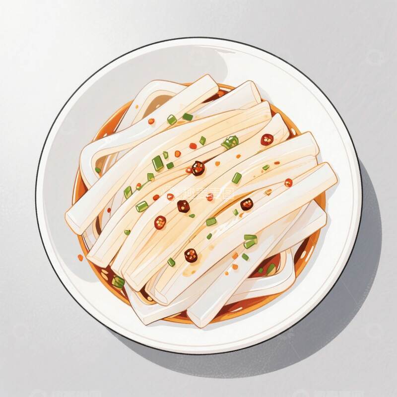 刮凉粉  酸辣  美食