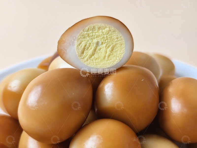 高清大图下载【趣麦麦图】鹌鹑蛋卤味零食食品