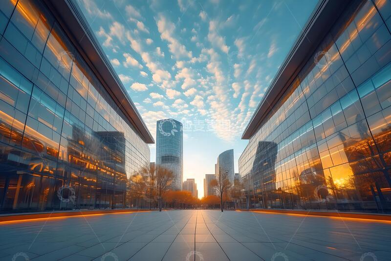 高清大图下载【趣麦麦图】城市广场一角望京公园_2