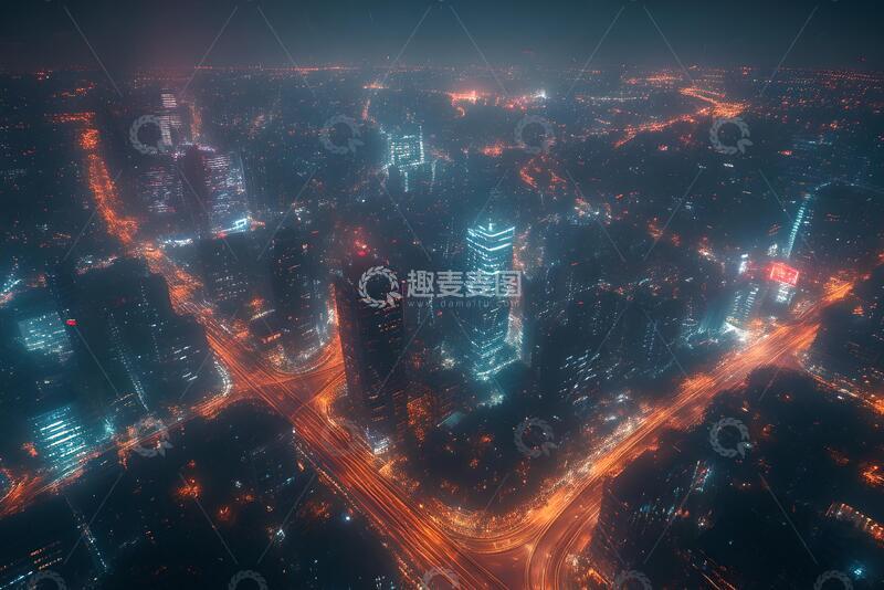 高清大图下载【趣麦麦图】城市风光夜景_2