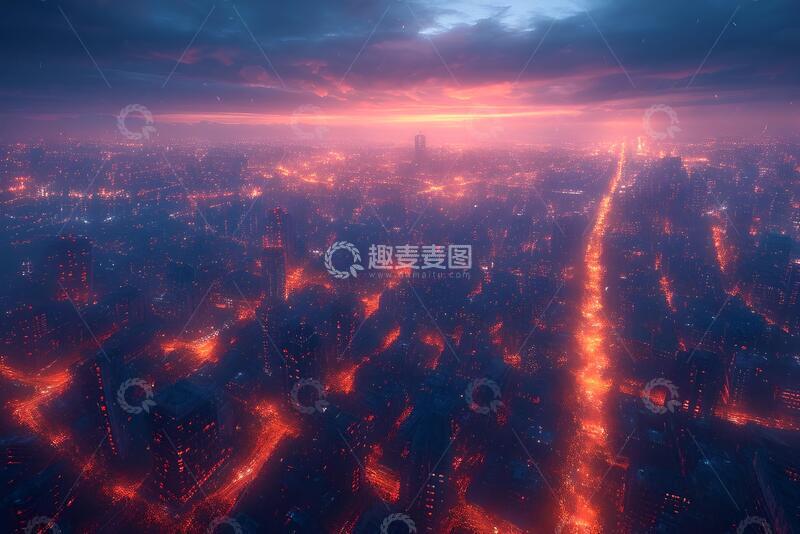 高清大图下载【趣麦麦图】城市风光夜景_5