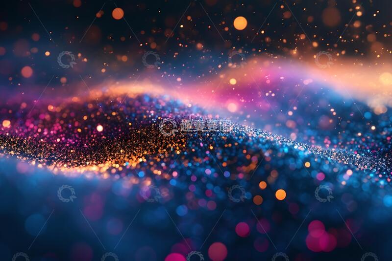 高清大图下载【趣麦麦图】彩色梦幻的斑点背景素材_8