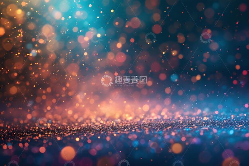 高清大图下载【趣麦麦图】彩色梦幻的斑点背景素材_7