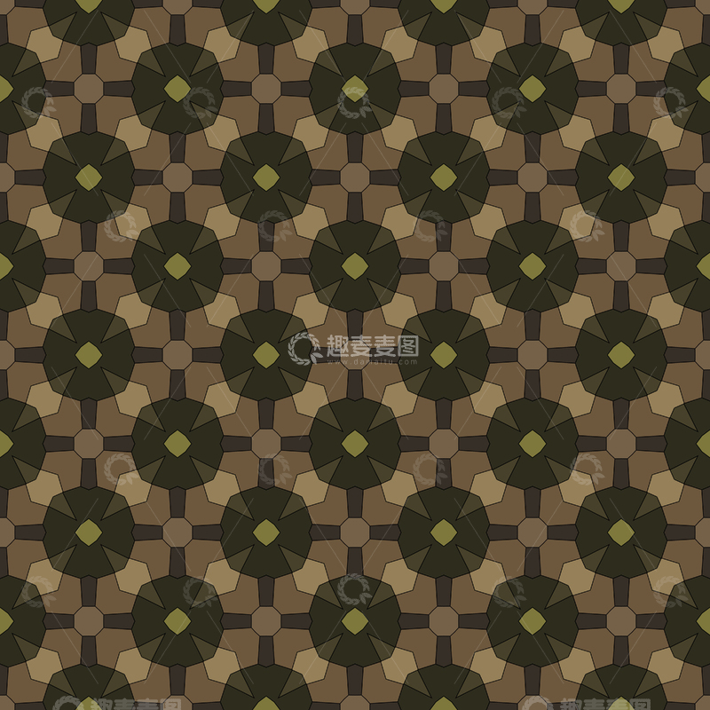 高清大图下载【趣麦麦图】几何无缝纹样123