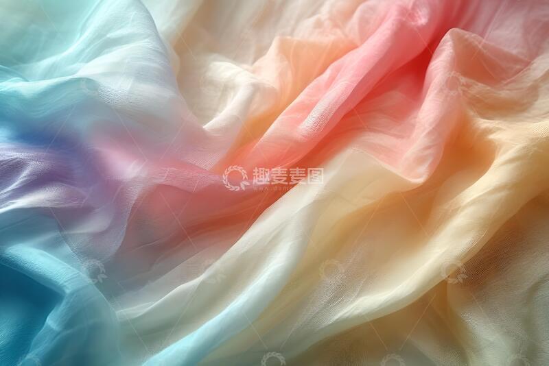 高清大图下载【趣麦麦图】彩色蜡染布的纺织和纹理背景。_1