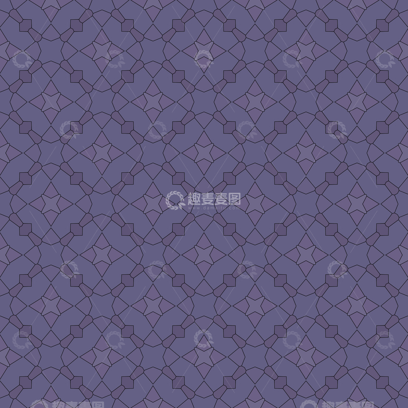 高清大图下载【趣麦麦图】几何无缝纹样123456