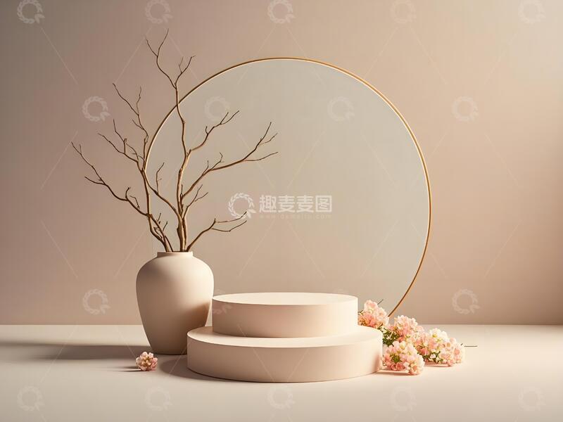 高清大图下载【趣麦麦图】电商展示台16