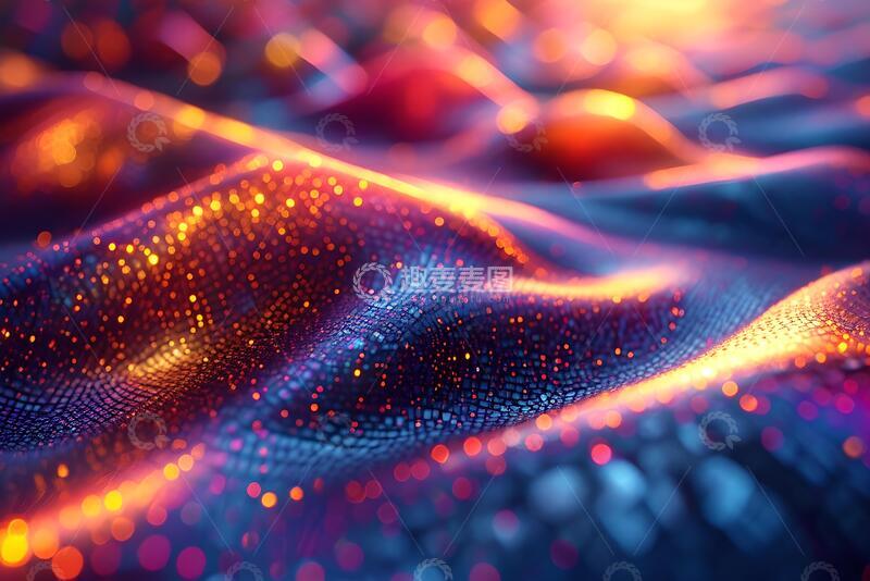 高清大图下载【趣麦麦图】彩色马赛克与抽象线条无缝_4