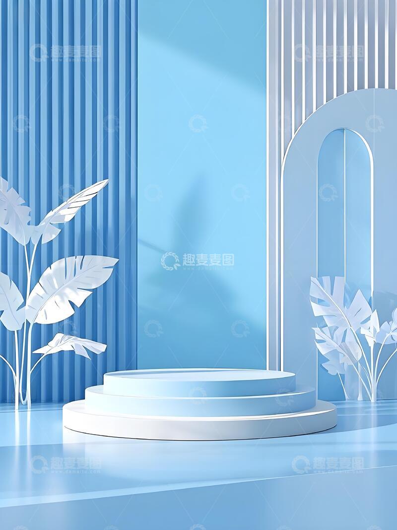 高清大图下载【趣麦麦图】电商展示台21