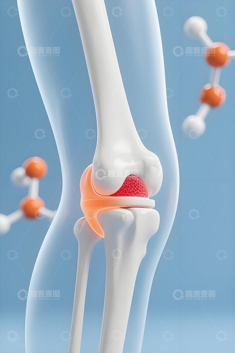 高清大图下载【趣麦麦图】膝关节医学 3D 解剖