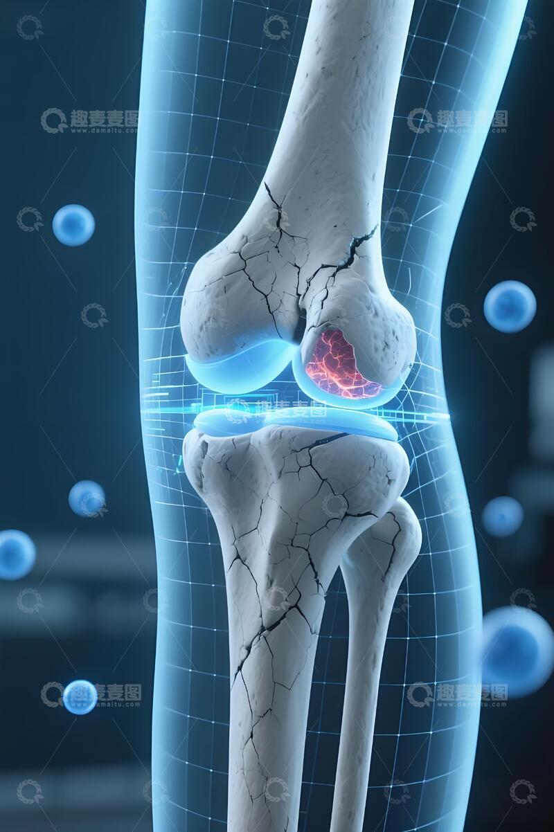 高清大图下载【趣麦麦图】膝关节医学 3D 解剖8