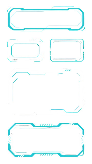 科技感边框设计素材集合9