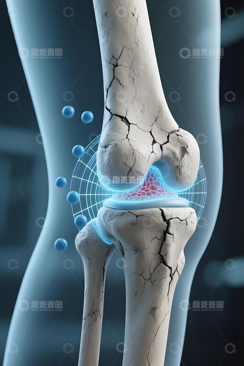 高清大图下载【趣麦麦图】膝关节医学 3D 解剖7