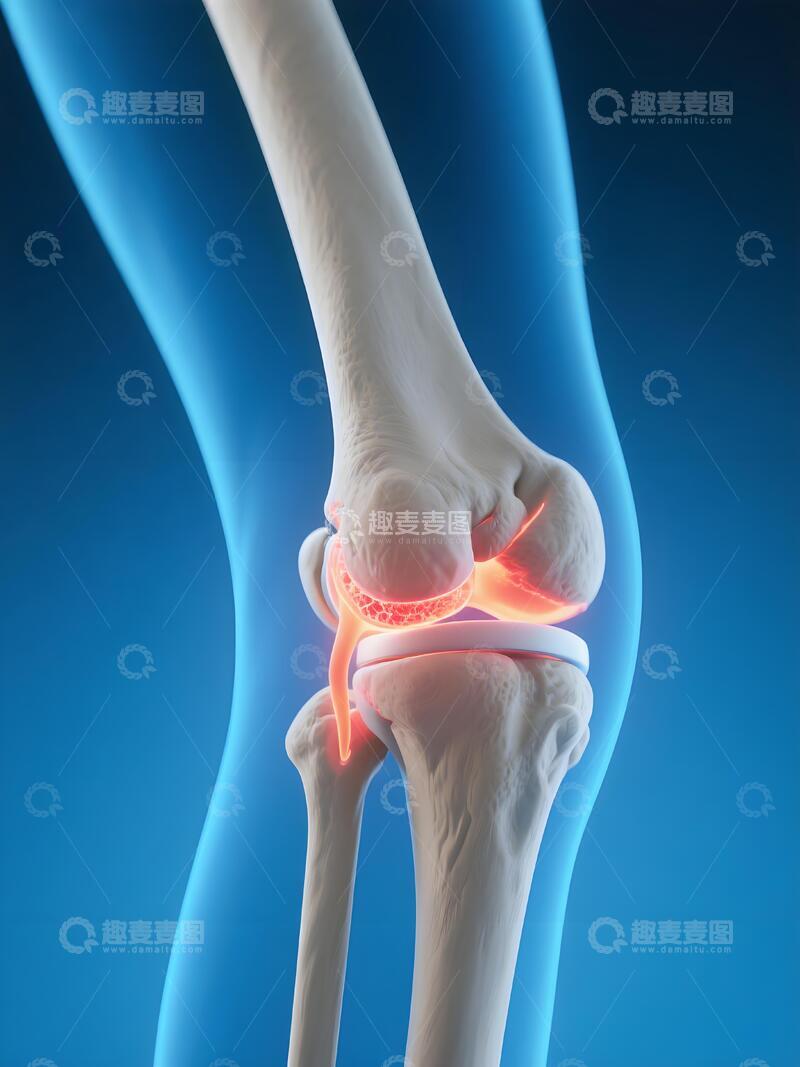 高清大图下载【趣麦麦图】膝关节医学 3D 解剖5