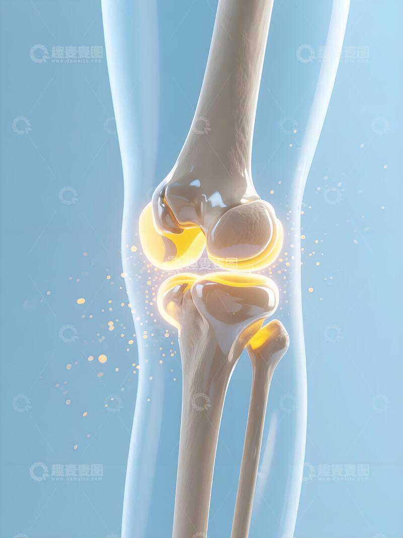 高清大图下载【趣麦麦图】膝关节医学 3D 解剖6
