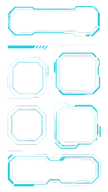 科技感边框设计素材集合5