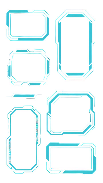 科技感边框设计素材集合6