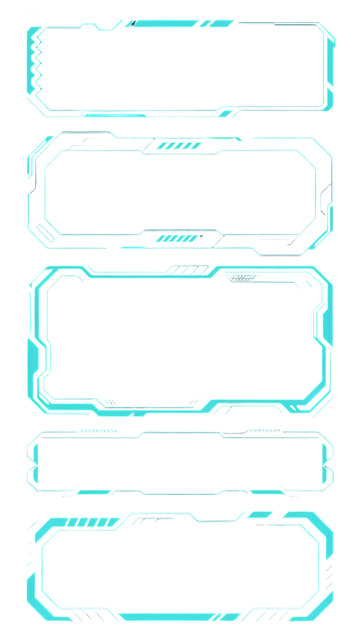 科技感边框设计素材集合10