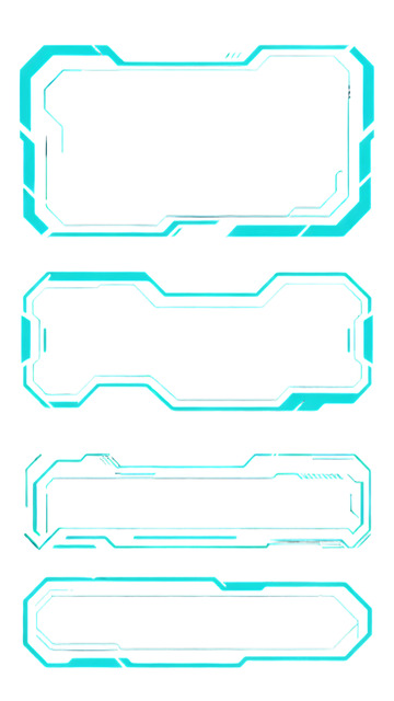 科技感边框设计素材集合4